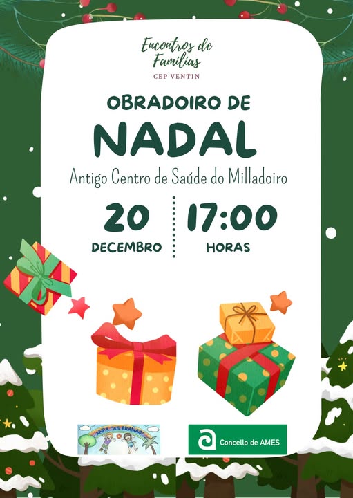 Encontros de familias: Obradoiro de nadal 2025